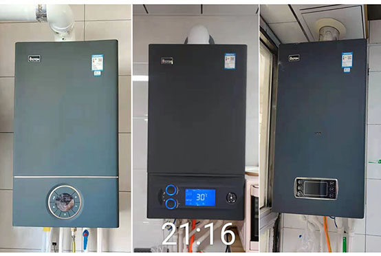 菲思盾壁掛爐用戶安裝效果